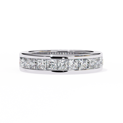 Eternal Radiance Princess-Cut Channel-Set Band In Gold- 1.07 Ct Diamond Ring