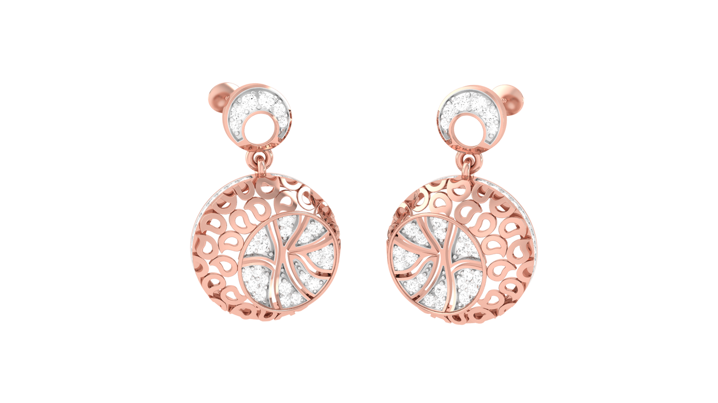 Glam Crush Diamond Drop Earrings - 0.75 Ct