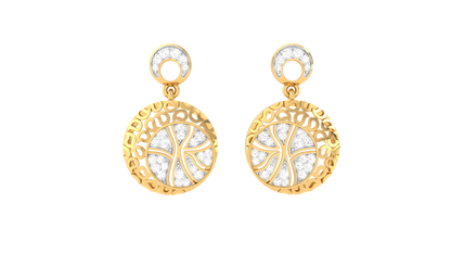 Glam Crush Diamond Drop Earrings - 0.75 Ct