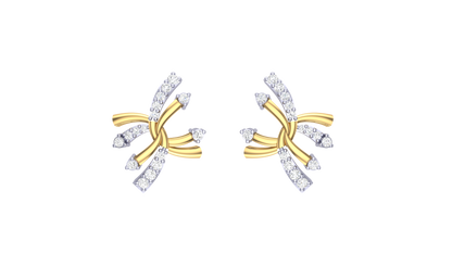 0.17 Ct - Midnight Gaze Diamond Stud Earrings