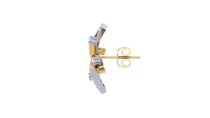 0.17 Ct - Midnight Gaze Diamond Stud Earrings