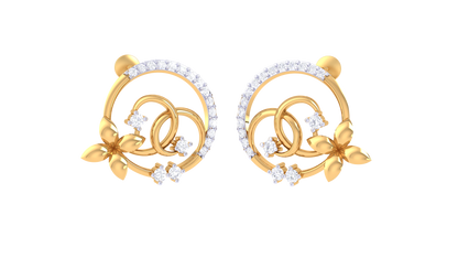 Timeless Twist Diamond Stud Earrings - 0.39 Ct