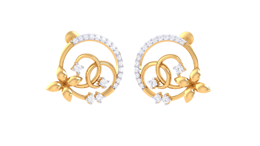 Timeless Twist Diamond Stud Earrings - 0.39 Ct