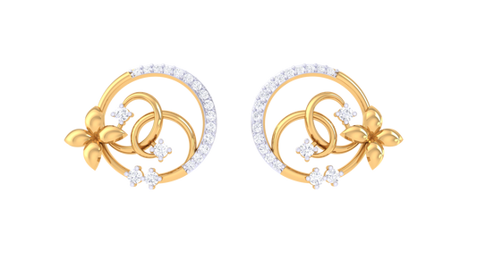 Timeless Twist Diamond Stud Earrings - 0.39 Ct