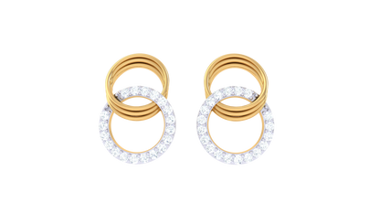 The Nexus Stud Diamond Earrings - 0.25 Ct