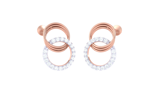 The Nexus Stud Diamond Earrings - 0.25 Ct