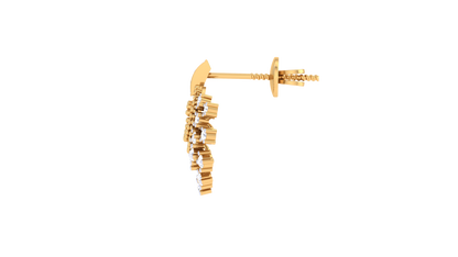 Spin Spark Diamond Stud Earrings - 0.42 Ct