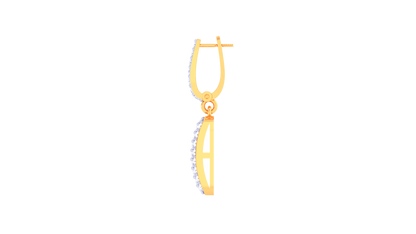 Signature Pavé Hoop Earrings In Gold - 0.85 Ct Diamonds