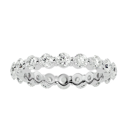Lumiere Endless Sparkle Band In Gold - 2.01 Ct Round Diamonds