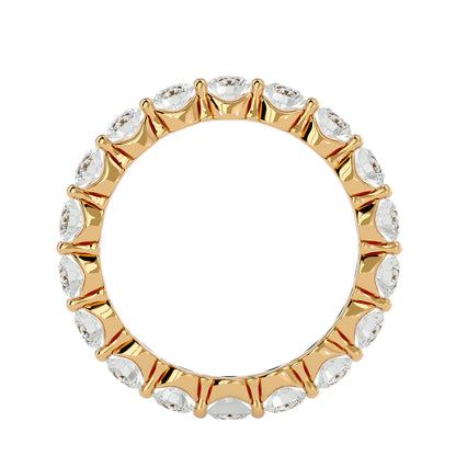 Lumiere Endless Sparkle Band In Gold - 2.01 Ct Round Diamonds
