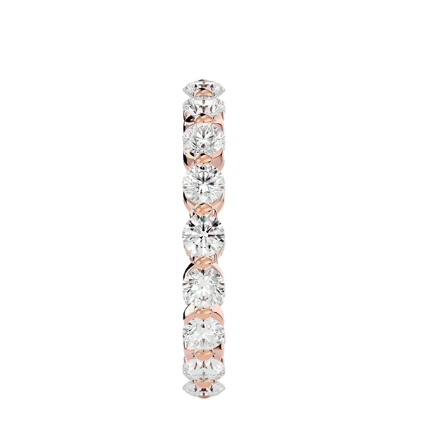 Lumiere Endless Sparkle Band In Gold - 2.01 Ct Round Diamonds