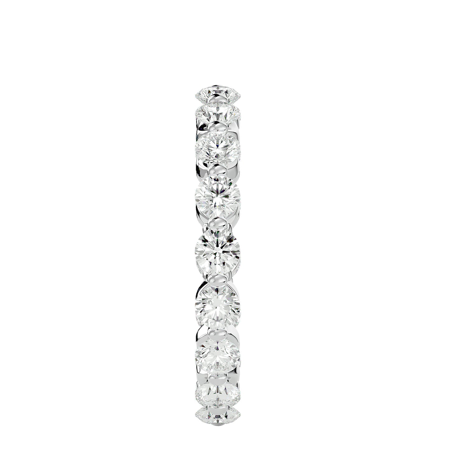 Lumiere Endless Sparkle Band In Gold - 2.01 Ct Round Diamonds