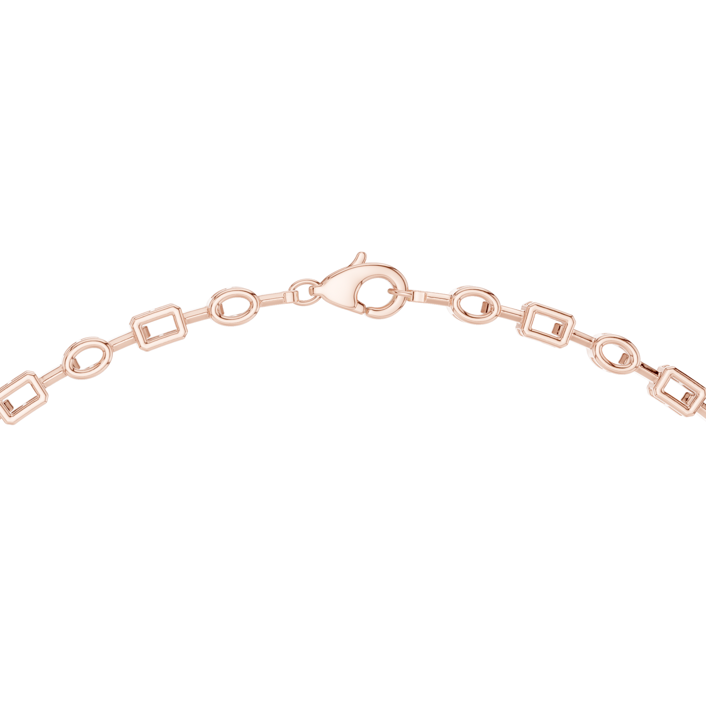 Gilded Majesty: Multi-Cut Diamond Drop Statement Necklace in Yellow Gold