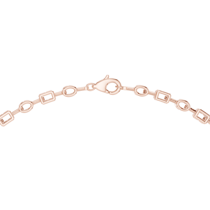 Gilded Majesty: Multi-Cut Diamond Drop Statement Necklace in Yellow Gold