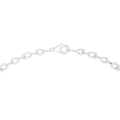 Gilded Majesty: Multi-Cut Diamond Drop Statement Necklace in Yellow Gold