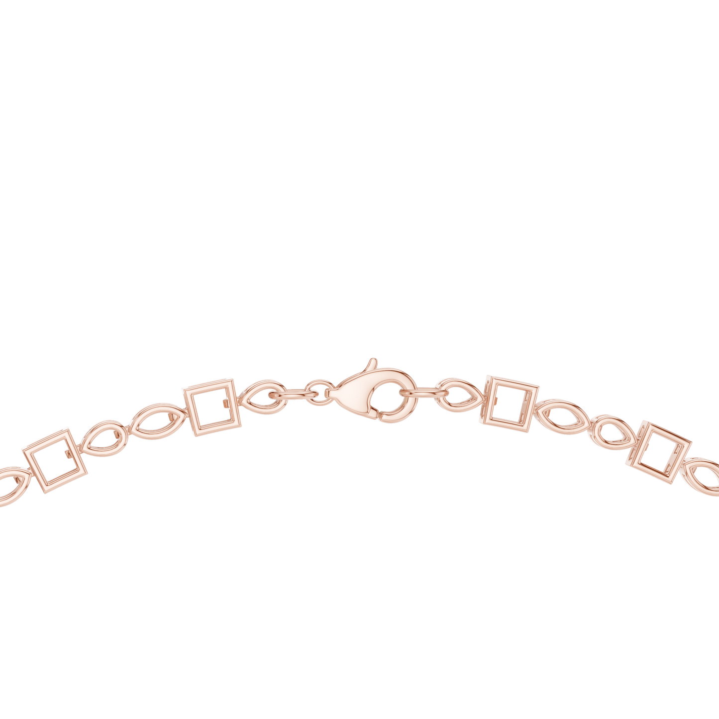 23.22ctw Solid Gold Multi-Cut Princess & Marquise Diamond Cluster Choker