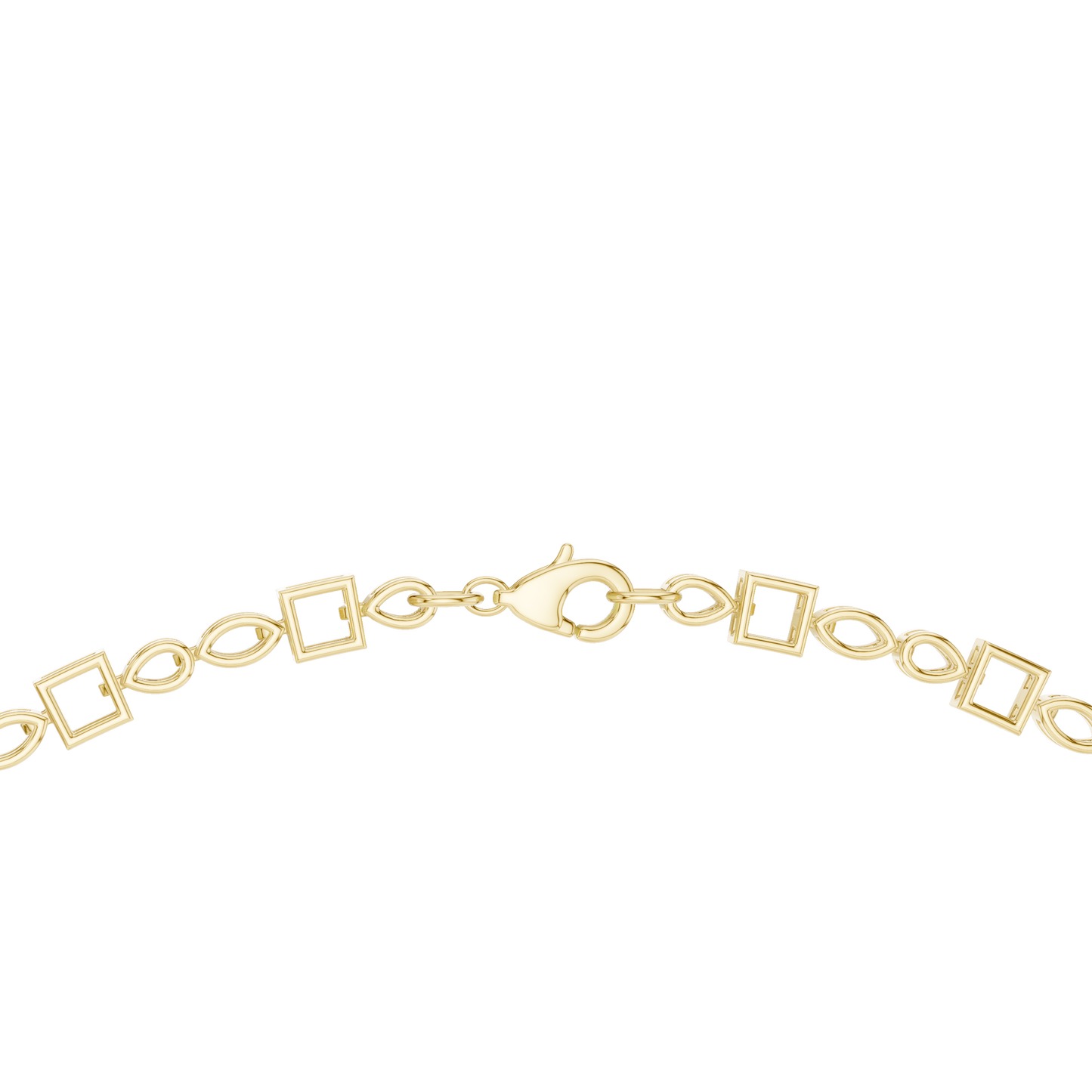 23.22ctw Solid Gold Multi-Cut Princess & Marquise Diamond Cluster Choker