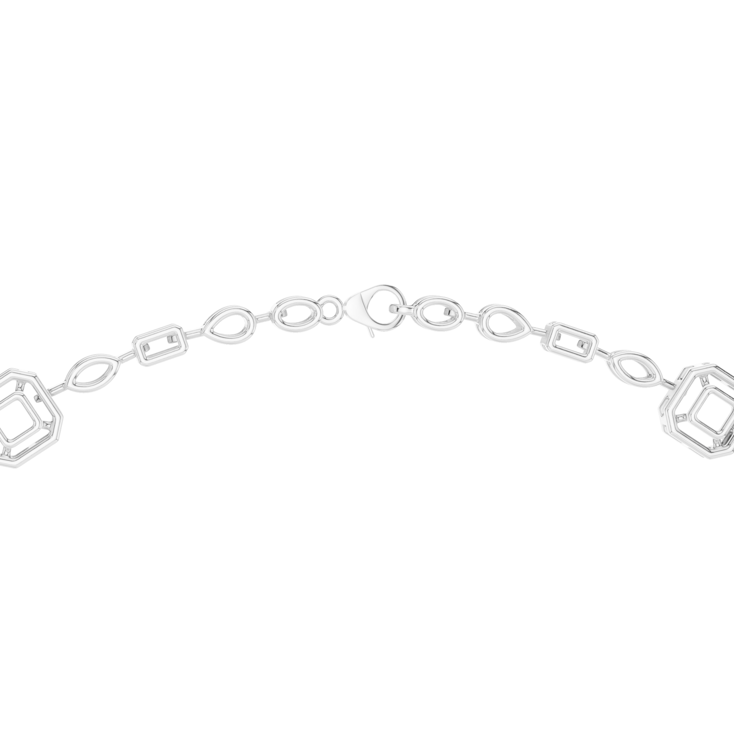 Yellow Gold Multi-Cut Diamond Halo Y-Necklace - 12.06ctw