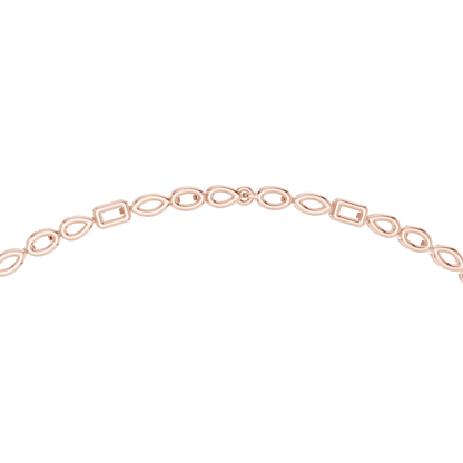 14.27ctw Solid Gold Multi-Cut Diamond Tennis Y-Necklace with Oval Halo