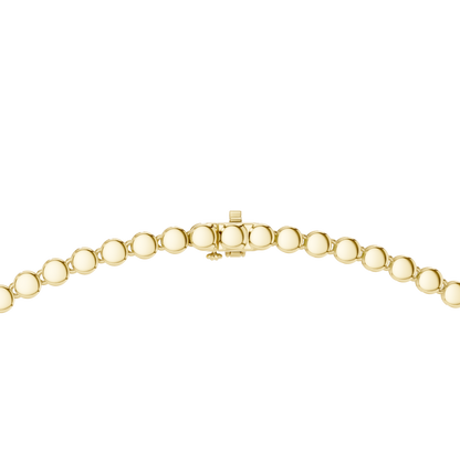 7.88ctw Solid Gold Pave Halo Tennis Necklace with Teardrop Pendant