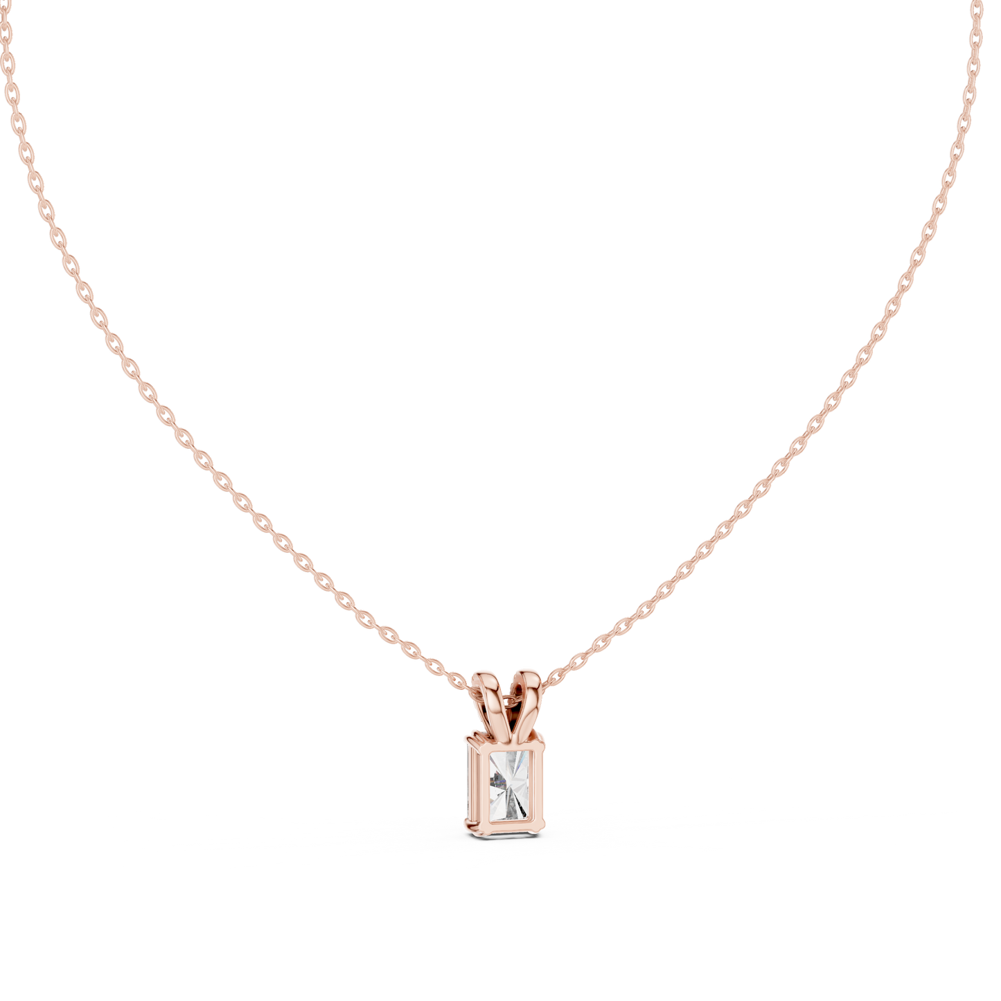 2.14CTW Radiant Elegance:Diamond Pendant in Yellow Gold