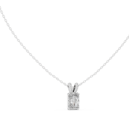 2.14CTW Radiant Elegance:Diamond Pendant in Yellow Gold