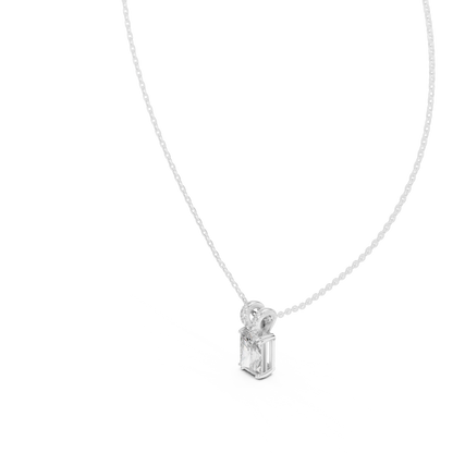 2.14CTW Radiant Elegance:Diamond Pendant in Yellow Gold