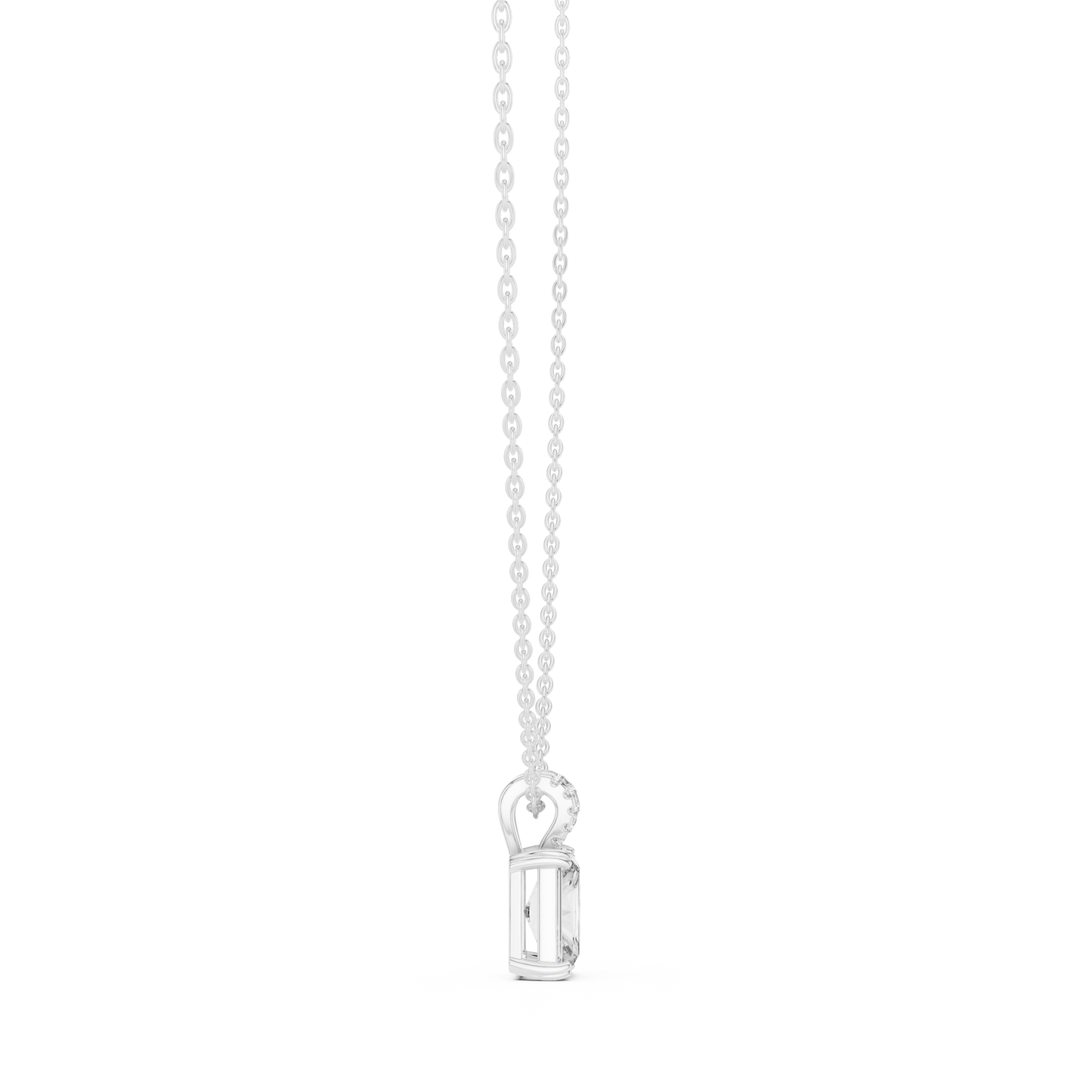 2.14CTW Radiant Elegance:Diamond Pendant in Yellow Gold
