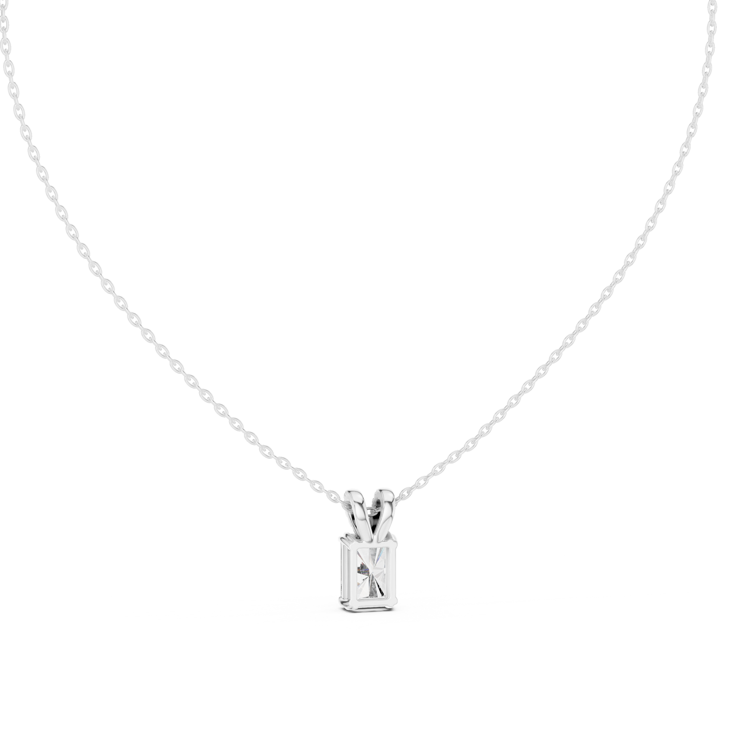 2.14CTW Radiant Elegance:Diamond Pendant in Yellow Gold