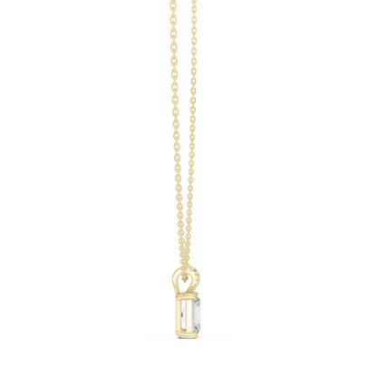 2.14CTW Radiant Elegance:Diamond Pendant in Yellow Gold