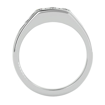 Trilune Classic Gold and Diamond Rind - 0.52 Ct