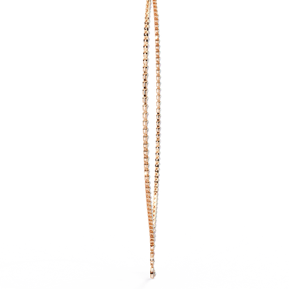The Waterfall Diamond Lariat Necklace In Gold- 4.52 Ct