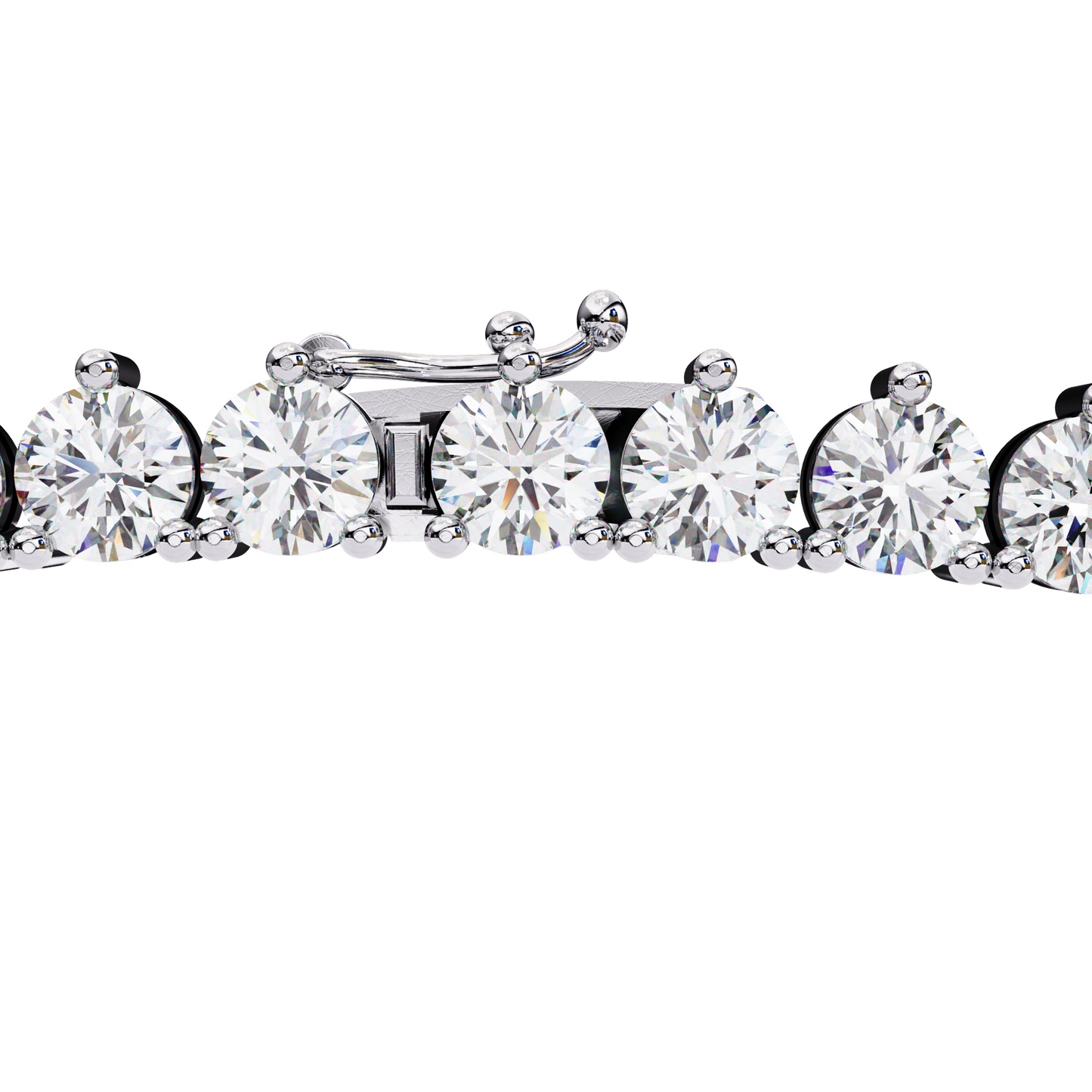 Eternal Radiance Tennis Necklace in Gold (5.70 CTW) Round Brilliant-Cut Diamonds