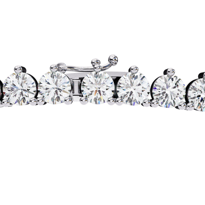 Eternal Radiance Tennis Necklace in Gold (5.70 CTW) Round Brilliant-Cut Diamonds