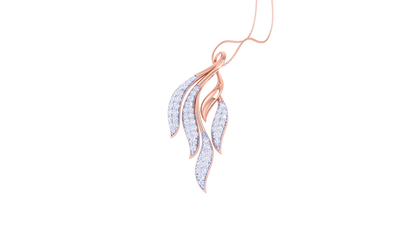 Linear Luxe Pendent With Diamond In Gold - 0.52 Ct