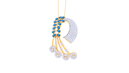 Twilight Cascade Diamond Pendent - 1.14 Ct