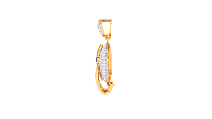 Sparkling Glory Pendent In Gold - 1.20 Ct Brilliant Cut Round diamonds With Timeless Luxury