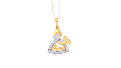 Dolphin Delight Diamond Pendent - 0.30 Ct