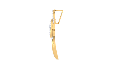 Dewdrop Sparkle Gold Pendant - 0.44 ct Diamonds