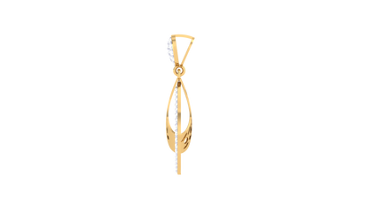 The Royal Lattice Pendant In Gold - 0.34 Ct Brilliant Cut Diamonds