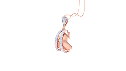 0.24 Ct Diamond-Accented Heart Pendant In Gold