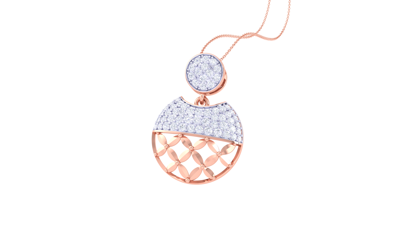 Dewdrop Dazzle Diamond Pendent - 0.62 Ct