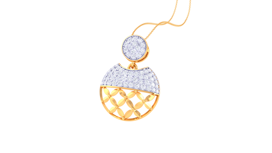 Dewdrop Dazzle Diamond Pendent - 0.62 Ct