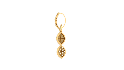Symmetry Sparkle Gold Pendent - 0.40 Ct Brilliant Cut Diamonds
