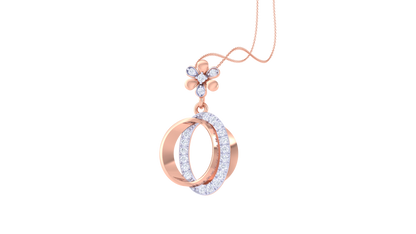 Glammer Glow Diamond Pendent In Gold - 0.26 Ct