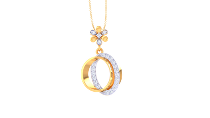 Glammer Glow Diamond Pendent In Gold - 0.26 Ct