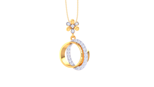Glammer Glow Diamond Pendent In Gold - 0.26 Ct