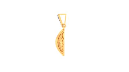 0.51 Ct - Geometric Harmony Diamond Pendant in Gold