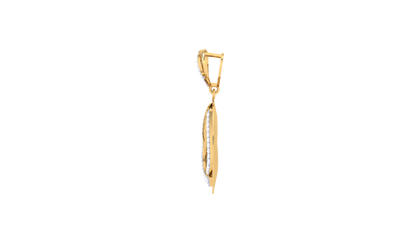 Love's Embrace Pendent In Gold - 0.50 Ct Brilliant Cut Diamonds