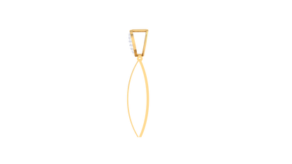 Botanical Brilliance Pendant In Gold – 1.75 Ct Sparkling Diamonds